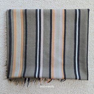 HUGE Wilfred Wool Stripe Blanket Scarf *FLAW* Aritzia